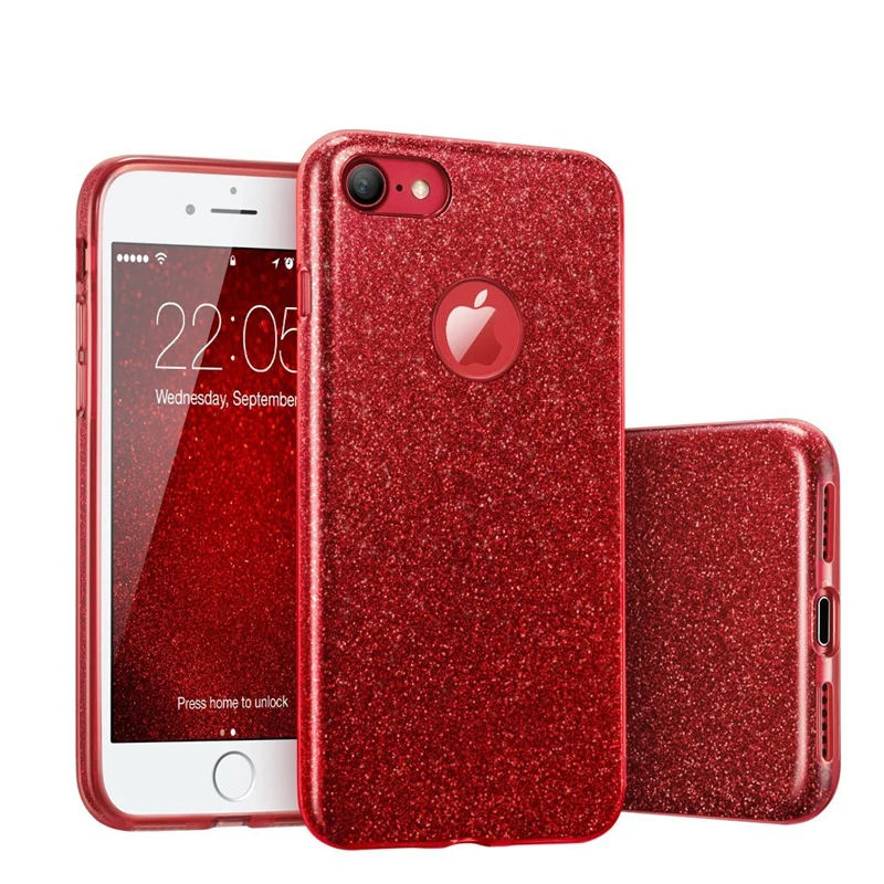 Чехол для телефона чехол s apple iphone 6 6S 7 8 plus задняя крышка сверкающих защитный