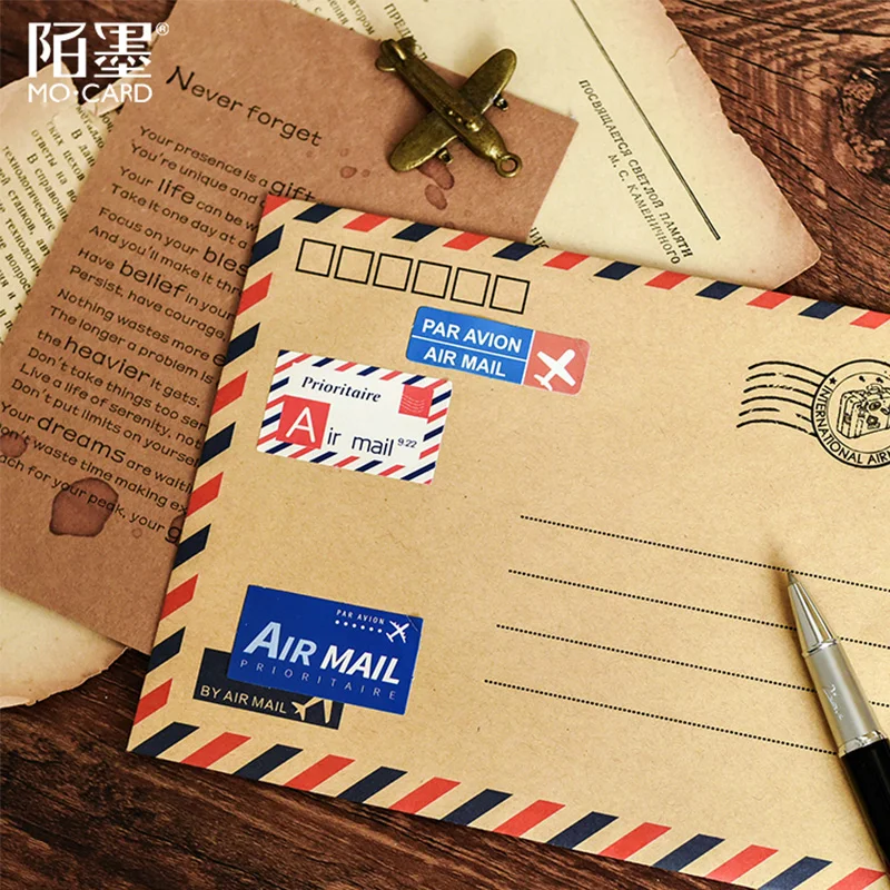 45 шт./кор. винтажная воздушная буква Postmark мини украшение бумажная наклейка украшение DIY альбом дневник sticker наклейка на этикетку