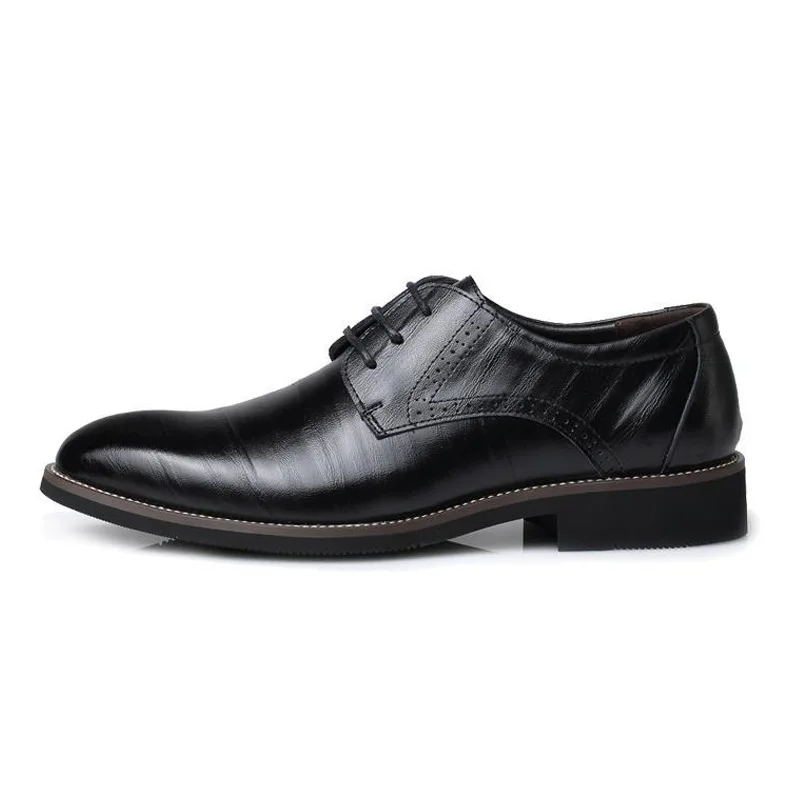 Кроссовки мужские кожаные заостренный носок деловой стиль повседневная