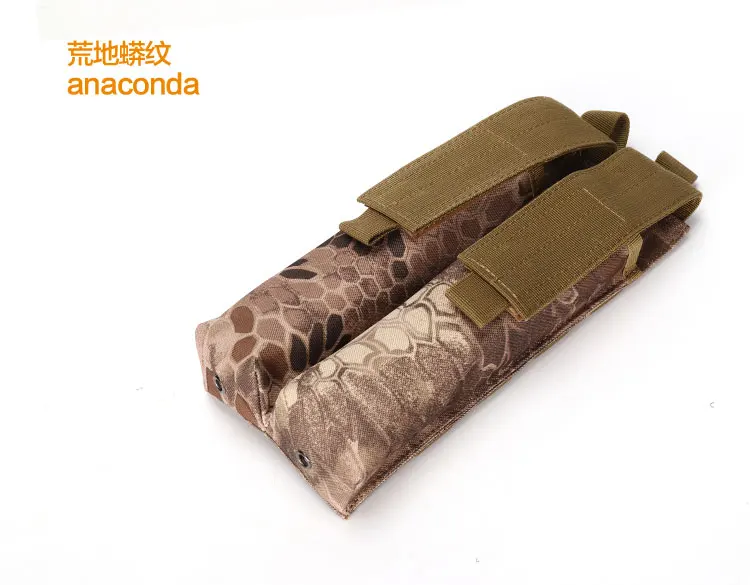 Python Цвет P90 тактический для боеприпасов Чехол Двойной Пистолетная обойма MOLLE Военная игрушка пистолет шестерни Принадлежности для охоты