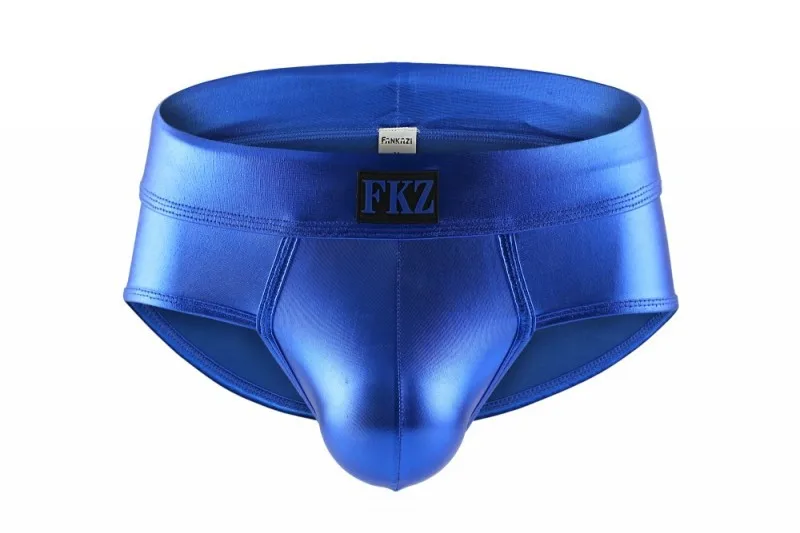 2 шт./партия мужские кожаные боксеры с металлическим блеском|leather boxer|shiny boxerleather