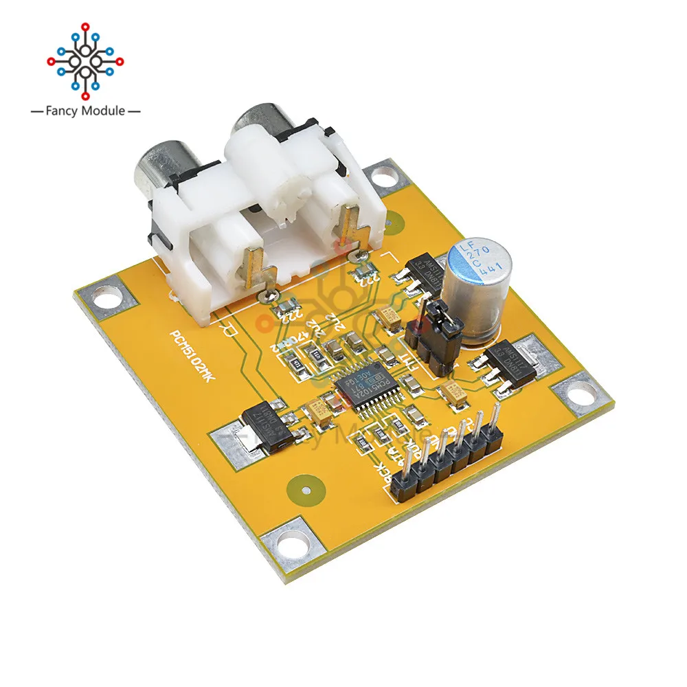 PCM5102 DAC декодер I2S плеер собранная плата 32Bit 384K ES9023 PCM1794 совместимый модуль для