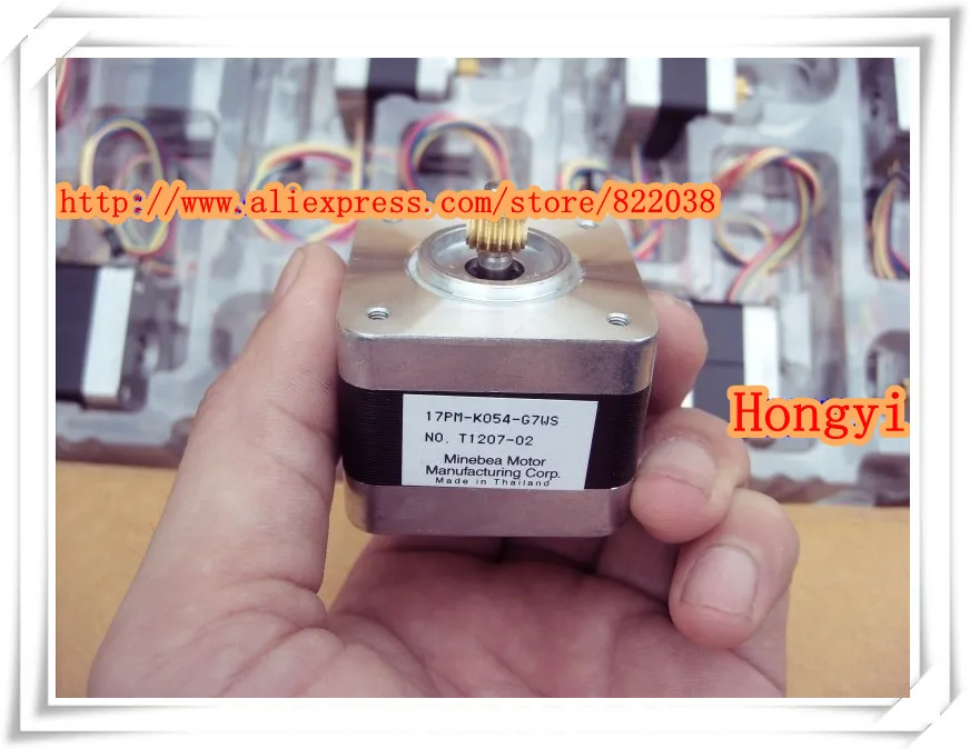 Японский Minebea NEMA 17 шагового motor17PM - K054 G7WS NEMA17 CE ROSH ISO CNC лазер молоть пена плазма