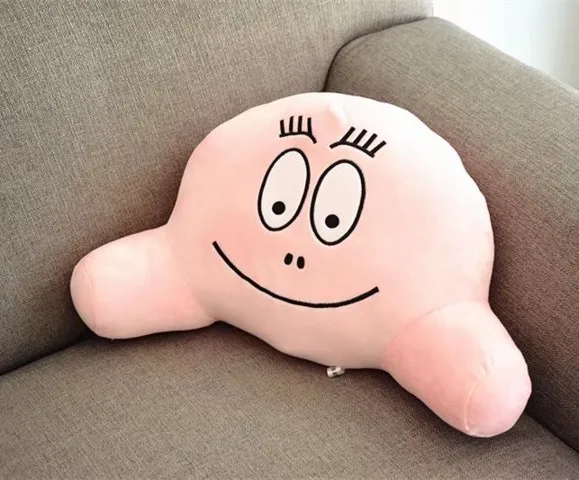 Редкие большой Barbapapa талии подушка Barbapapa U шеи Подушка Мягкая аниме плюшевая игрушка в подарок