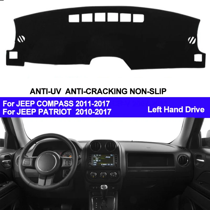 TAIJS крышка приборной панели автомобиля Dash коврик для Jeep Патриот 2010 2014 2015 2016 2017