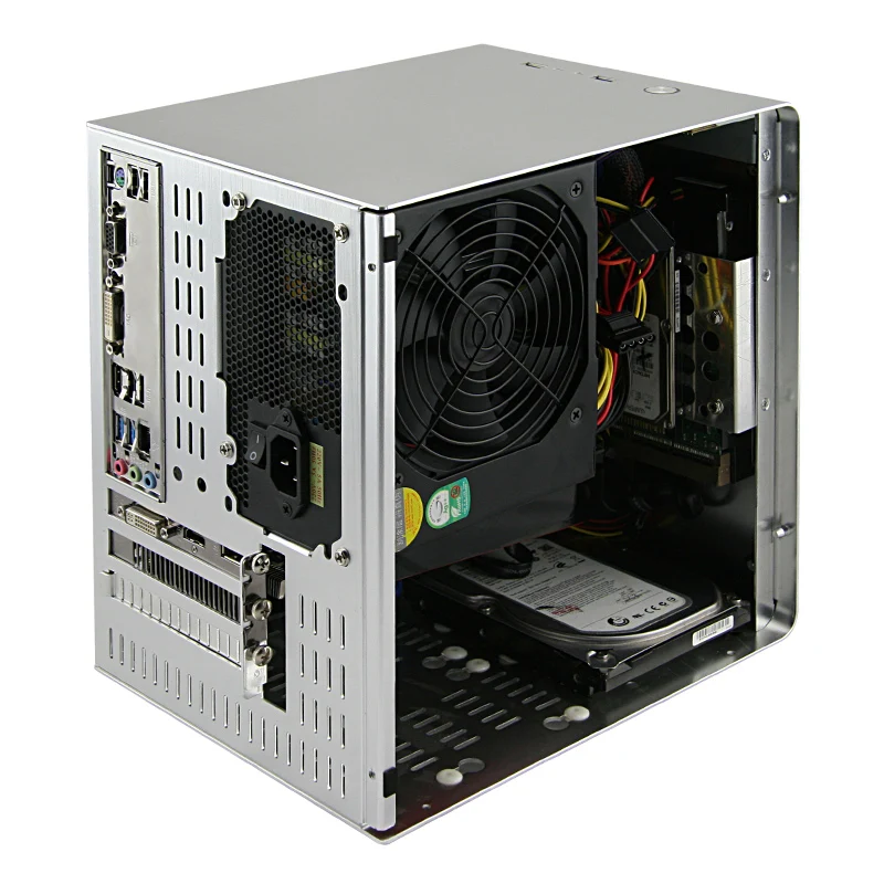 S4 mini ITX алюминиевый корпус HTPC|Корпуса для компьютеров| |