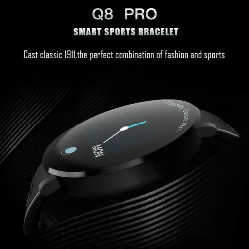 Q8 PRO водонепроницаемые Смарт часы фитнес трекер пульсометр кровяное давление