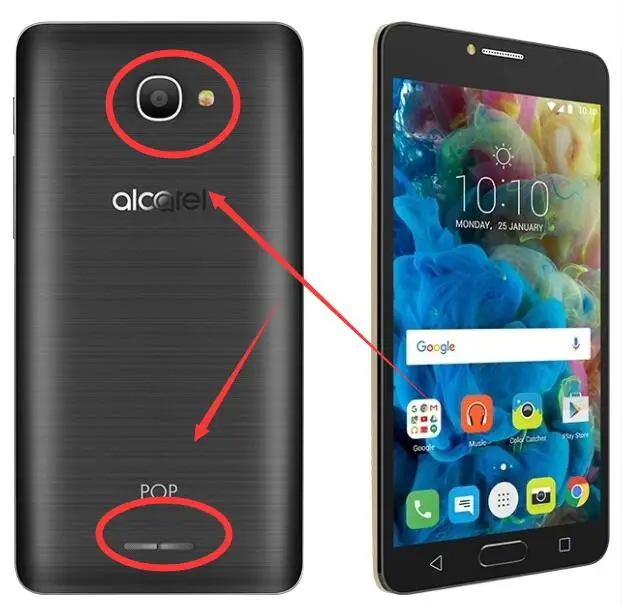 Для Alcatel Pop 4S 4 S 5095 К 5.5 &quotчехол искусственная кожа флип чехол для One Touch POP дюймов