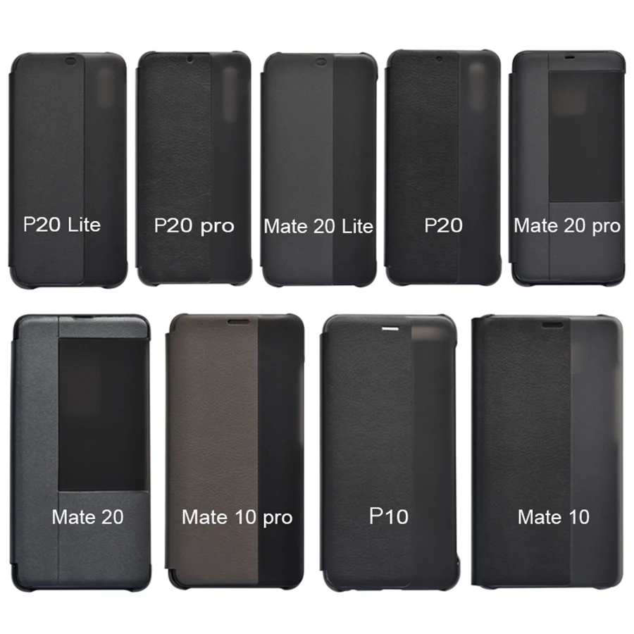 Умный чехол для huawei P30 Pro чехлы P10 P20 откидная Кожаная подставка Оригинальный RIJOW mate