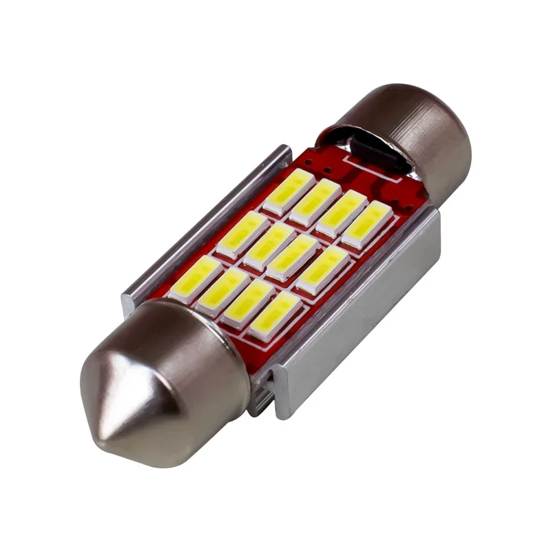 10 шт. высокое качество 31 мм 36 39 42 C5W C10W супер яркий 12 SMD 4014 светодиодное освещение