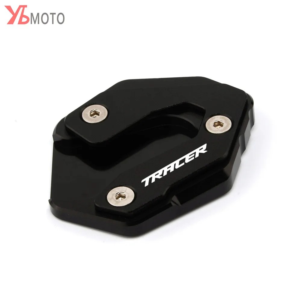 Высококачественные Аксессуары для Yamaha MT09 Tracer MT-09 Tracer мотоциклетные подставки Kick Stand пластина с логотипом