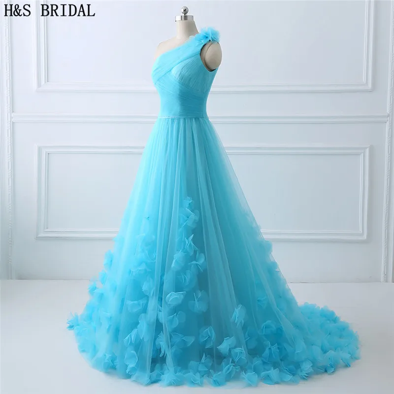 Женское платье для выпускного вечера H &amp S длинное вечернее небесно-голубого