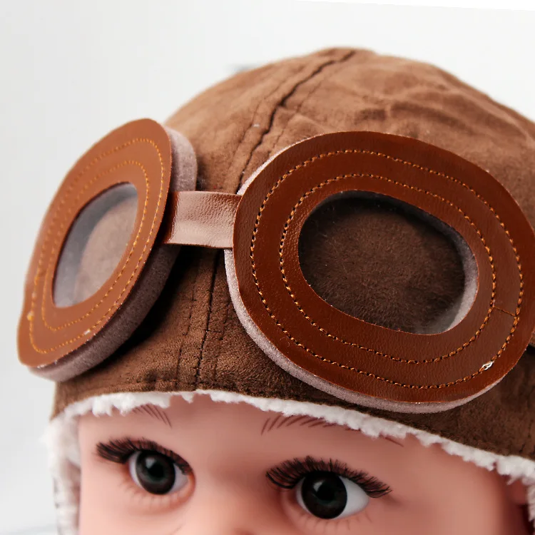 Unisex Child Pilot Aviator Hat Earmuffs Beanies | Kids Autumn Winter Warm Earflap Ear Protection Cap | Child Accessories image 5