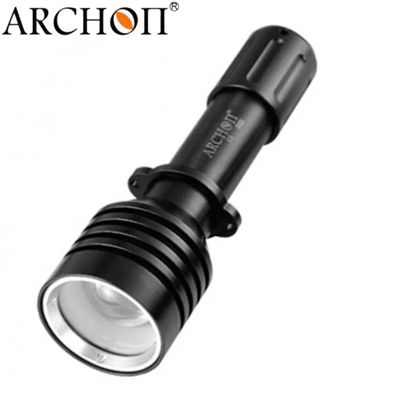 No battery charger Дайвинг Охота вспышки светильник ARCHON D10U W16U масштабируемой Dive светильник Подводный фонарь для 18650 Батарея - Испускаемый цвет: No battery charger