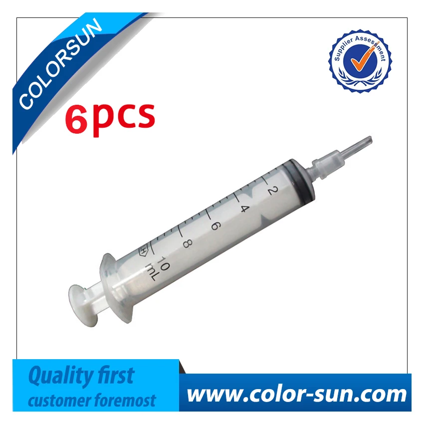 6 шт. инструмент для заправки шприца 10 мл|ink cartridge refill|ink refill syringeink ciss |