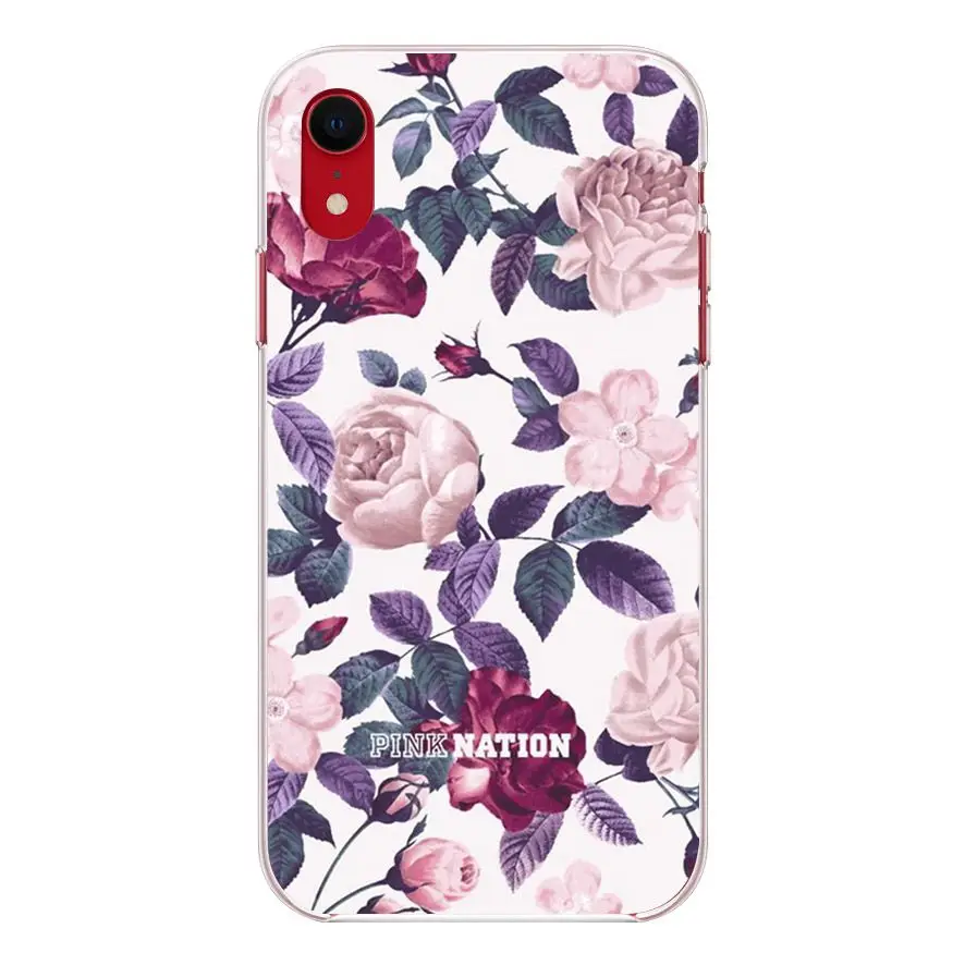 Розовые чехлы с принтом OUTMIX задняя крышка для iPhone 6plus 6s 6 5 5S SE 7 8 X XS max XR 8plus 7plus |