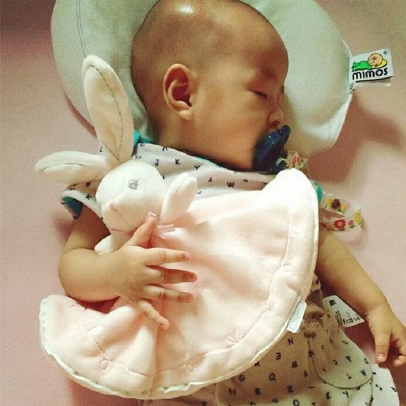 Милое мягкое плюшевое комфортное детское одеяло с мультяшным Кроликом