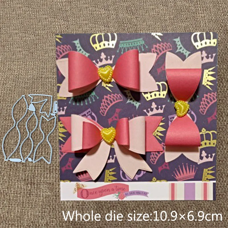 

XLDesign Craft Metal Cutting Dies cut die new bow tie decoration Scrapbooking Paper Card Craft Album DIY Embossing Die Cuts