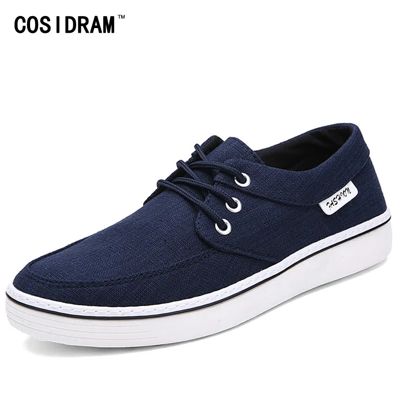Осенняя мужская обувь COSIDRAM холщовая резиновая повседневная AAA Классическая