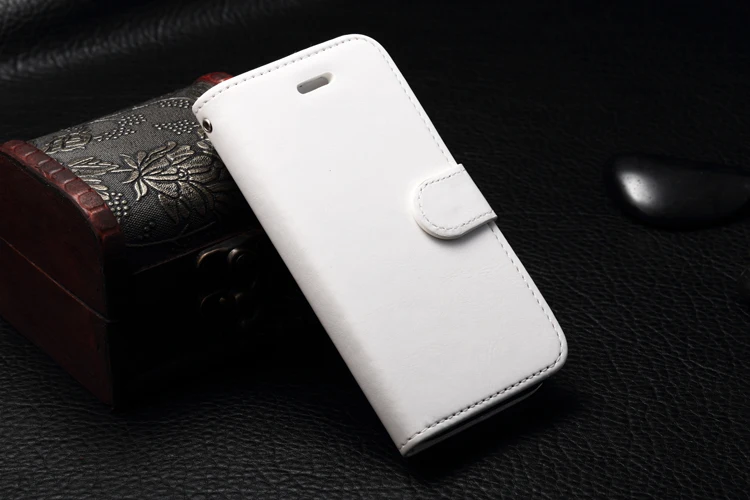 Чехол с откидной крышкой для iphone X Xs max Xr 8, 7, 6, 6 S, Plus, 5, 5S SE Роскошный чехол-портмоне в ретро-стиле чехол кожаный Силиконовый ТПУ Корпус сумка чистый Чехол-держатель с Etui - Цвет: white