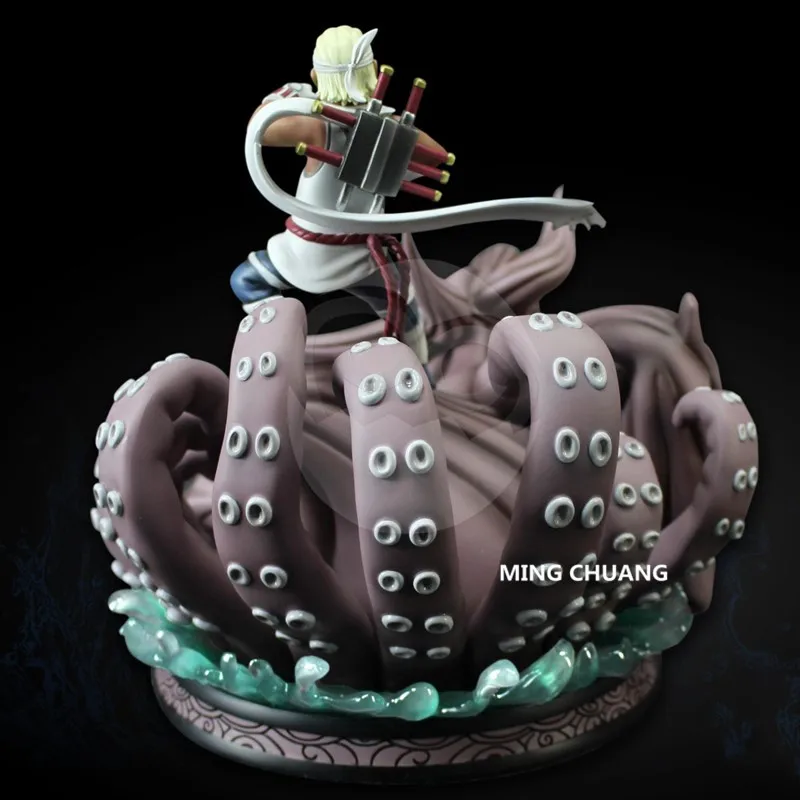 Наруто статуя Shippuden бюст убийца B Uzumaki Naruto синий B GK Смола 26,5 см фигурку Коллекционная модель Ящик для игрушек j347
