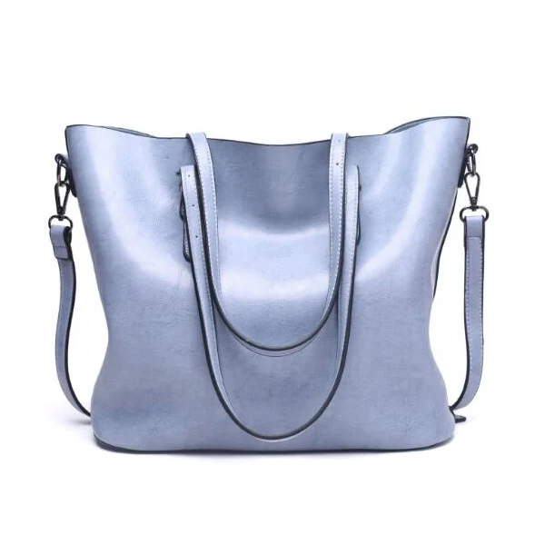 HJPHOEBAG новые сумки-тоут модные роскошные сумки женские сумки дизайнерские большие сумки-ведро женские кожаные сумки через плечо YC002 - Цвет: Light blue