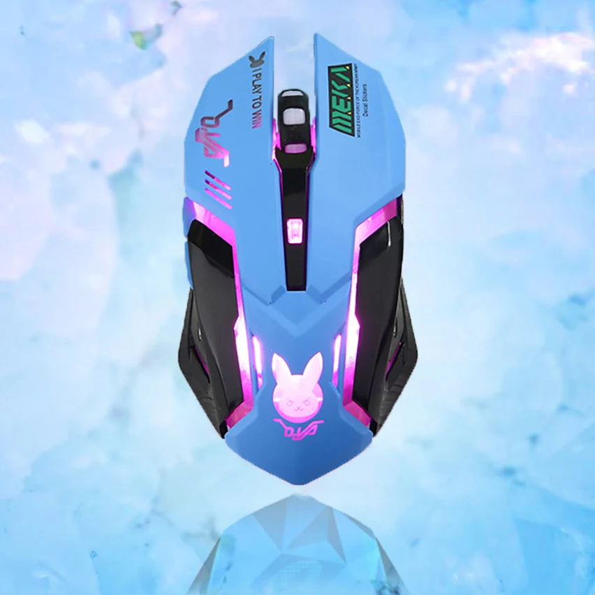 OW D. va Mercy версия Проводная игровая мышь USB 6 кнопок 3200 точек/дюйм Бесшумная