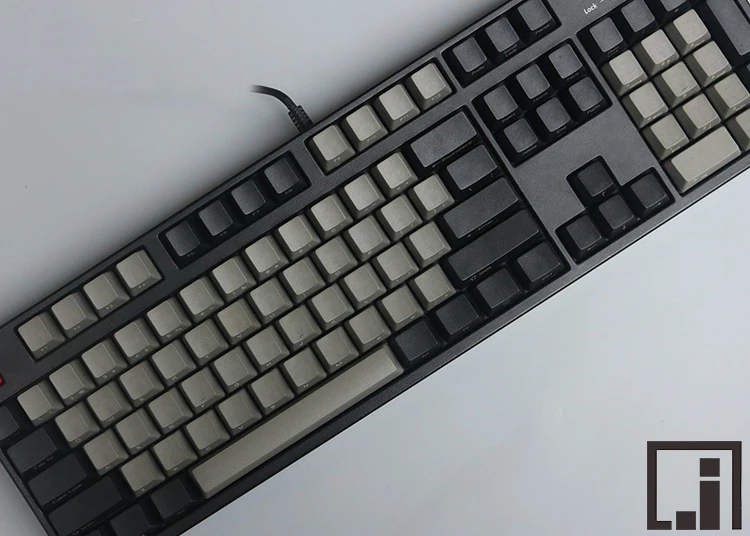 Механическая клавиатура с клавишами PBT black Dolch cherry mx OEM 104 для покера 60% принтом