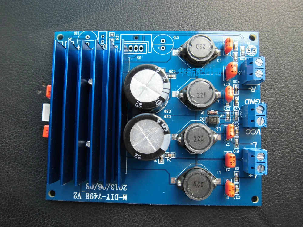 

DC30V 100W + 100W / 8 ohms 2.0 channel TDA7498 Digital amplifier board