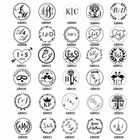 Таможня деревенский Ретро Макарон цвет воск печать индивидуальная восковая