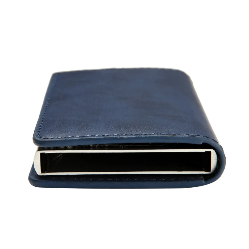 Новинка 2020 мужской бумажник для карт из искусственной кожи Автоматический чехол