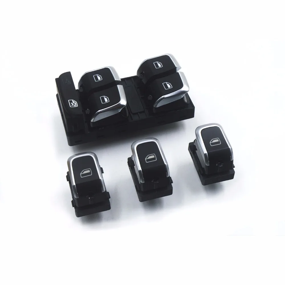 Новый хромированный переключатель 3 шт. кнопка окна для A5 A4 Allroad Quattro B8 Q5 8K0959851A 8K0 959