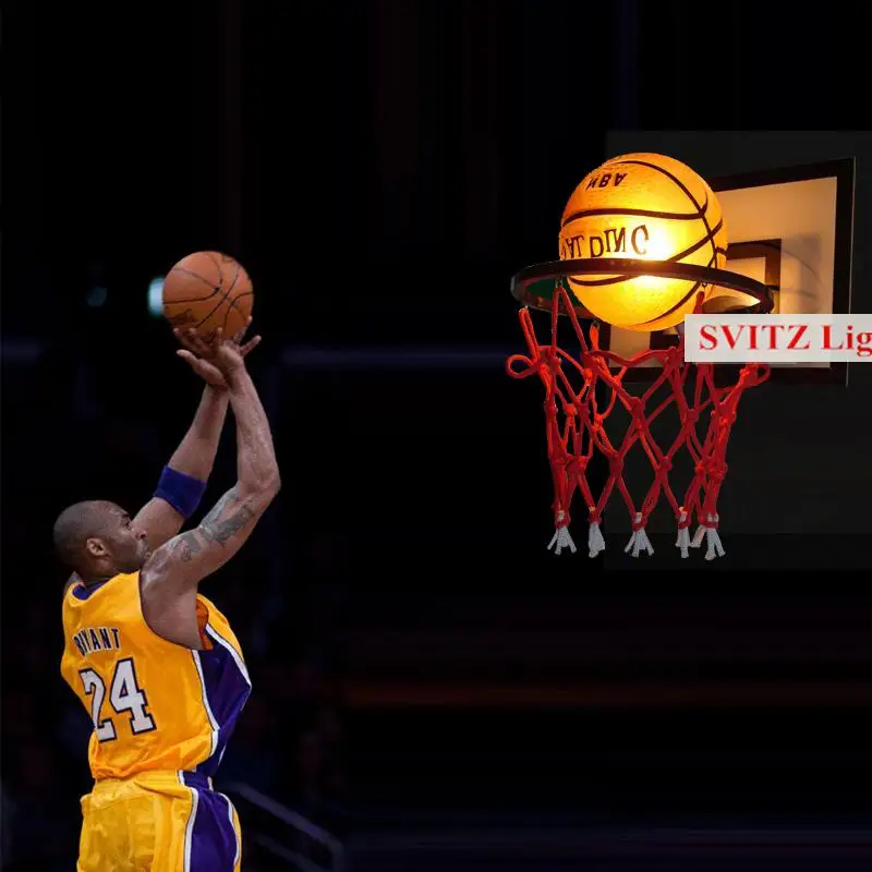 Художественный декоративный светильник для баскетбола Детский Светильник