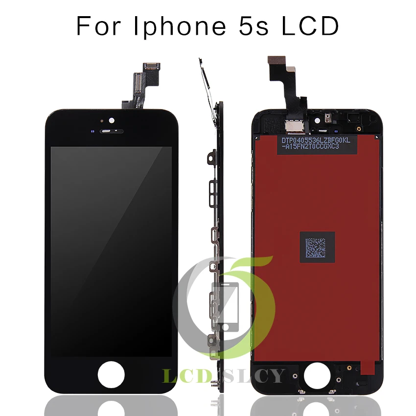 Класс AAA + 10 шт./лот для iPhone 5S ЖК-дисплей с сенсорным экраном дигитайзер сборка