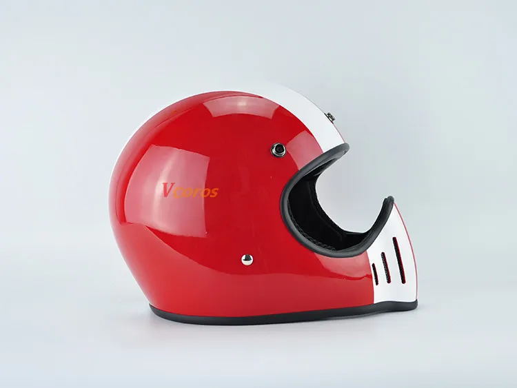 TT CO Томпсон мото rcycle шлем полное лицо шлем винтажный шлем Чоппер призрак Райдер Ретро шлем casco moto