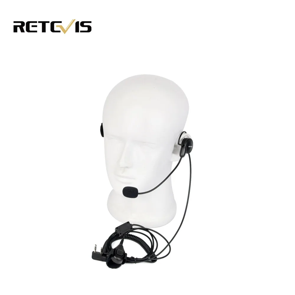2 контактный микрофон PTT гарнитура для Kenwood Baofeng uv 5r 888s HYT PUXING рация аксессуары CB