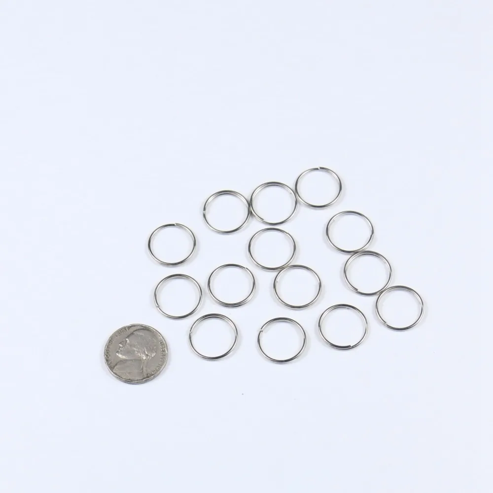 100PC/Llot 11MM Silver Plated Steel round Rings Chandelier Crystal Golden Connector Pendant Ring Bead Curtain Accessories | Лампы и