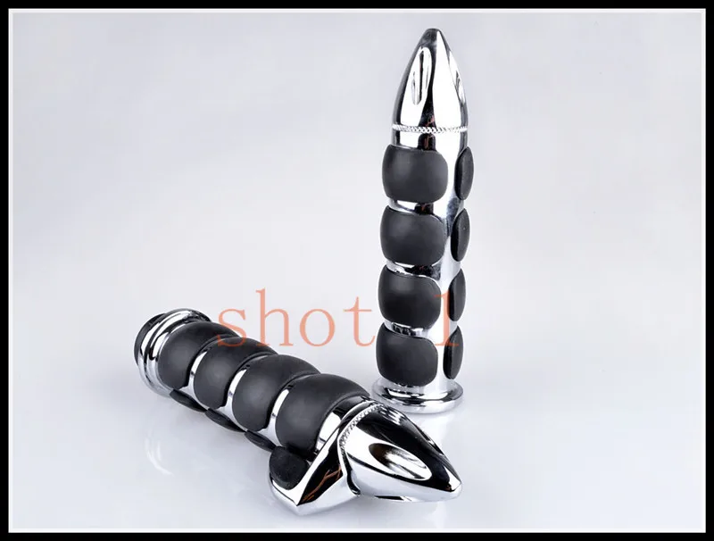 Хромированные ручки для руля 1 &quotс головкой дроссельной заслонки Harley Softail Dyna