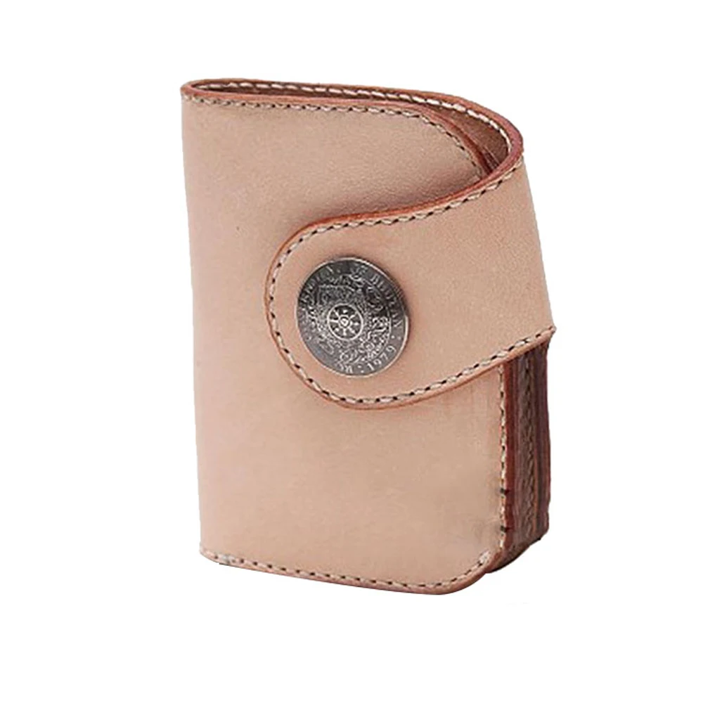 Кожаный ремесленный шаблонный резак Складывающийся кошелек держатель для карт