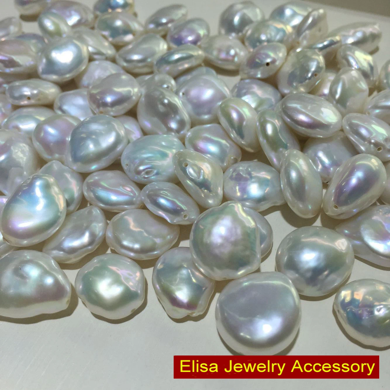 Сильный блеск пресноводный жемчуг (13-14 мм) по оптовым ценам 0 8 мм полный
