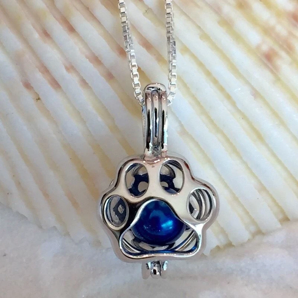 Подвеска с искусственным жемчугом в форме кошек и лап|pendant necklace|necklace charmnecklace jewelry |