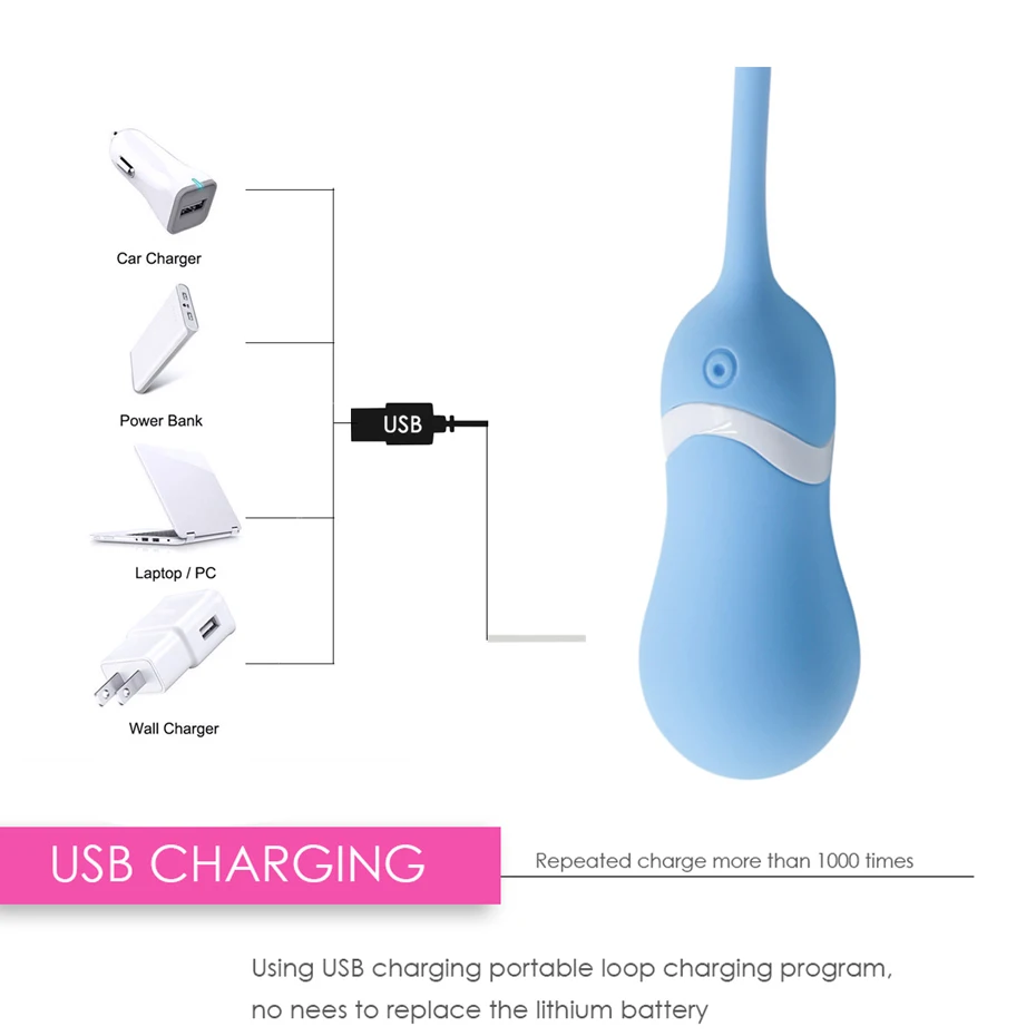 Беспроводной пульт дистанционного управления силиконовый вибратор YEAIN зарядка