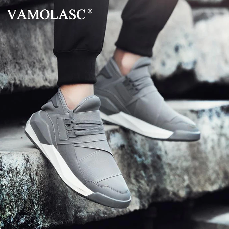 Vamolasc/Новые Для мужчин спортивный Кроссовки Удобная обувь без шнуровки дышащая