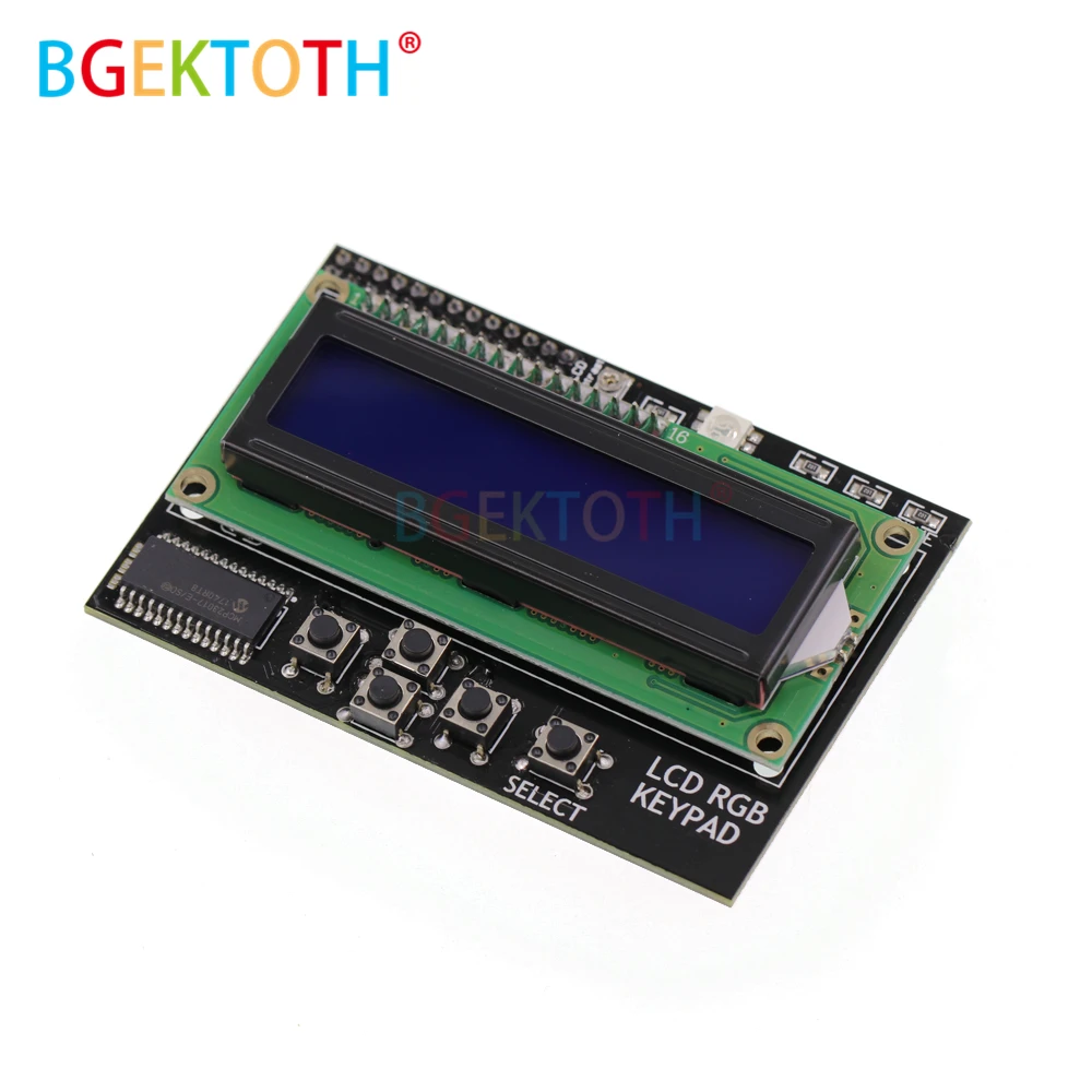 I2C IIC интерфейс RGB светодиодный экран LCD 1602 + клавиатура для Raspberry Pi | Инструменты