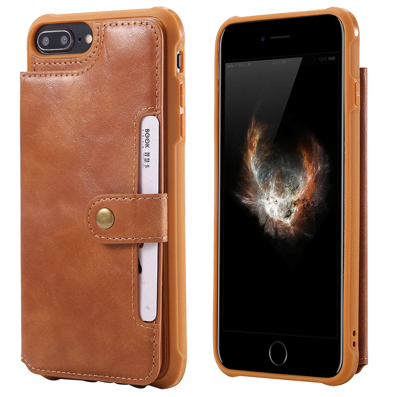 Кожаный чехол-кошелек HAISSKY для iPhone 6, 6s Plus, 7, 8 Plus, X, XS, чехол-кошелек, мягкая откидная крышка для iPhone XR, XS, Max, чехол для телефона s