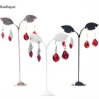 Подставка для демонстрации ювелирных украшений, металлический держатель для сережек, 3 шт.лот5 упаковок цветов