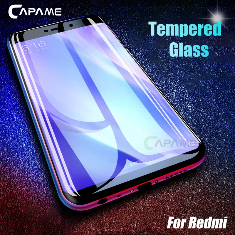 Защитное стекло CAPAME для Xiaomi Redmi 6A 6 Pro Note S2 Защитная пленка экрана закаленное