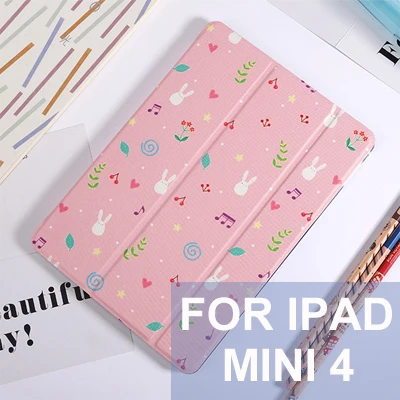 C1 for iPad mini 4 Чехол для планшета с милым кроликом из мультфильма для Mini 5, новинка, iPad 9,7, Air 1, 2, чехол с подставкой, анти-капля, для iPad 2, Mini, 1, 2, 3, 4, чехол - Цвет: C1 for iPad mini 4