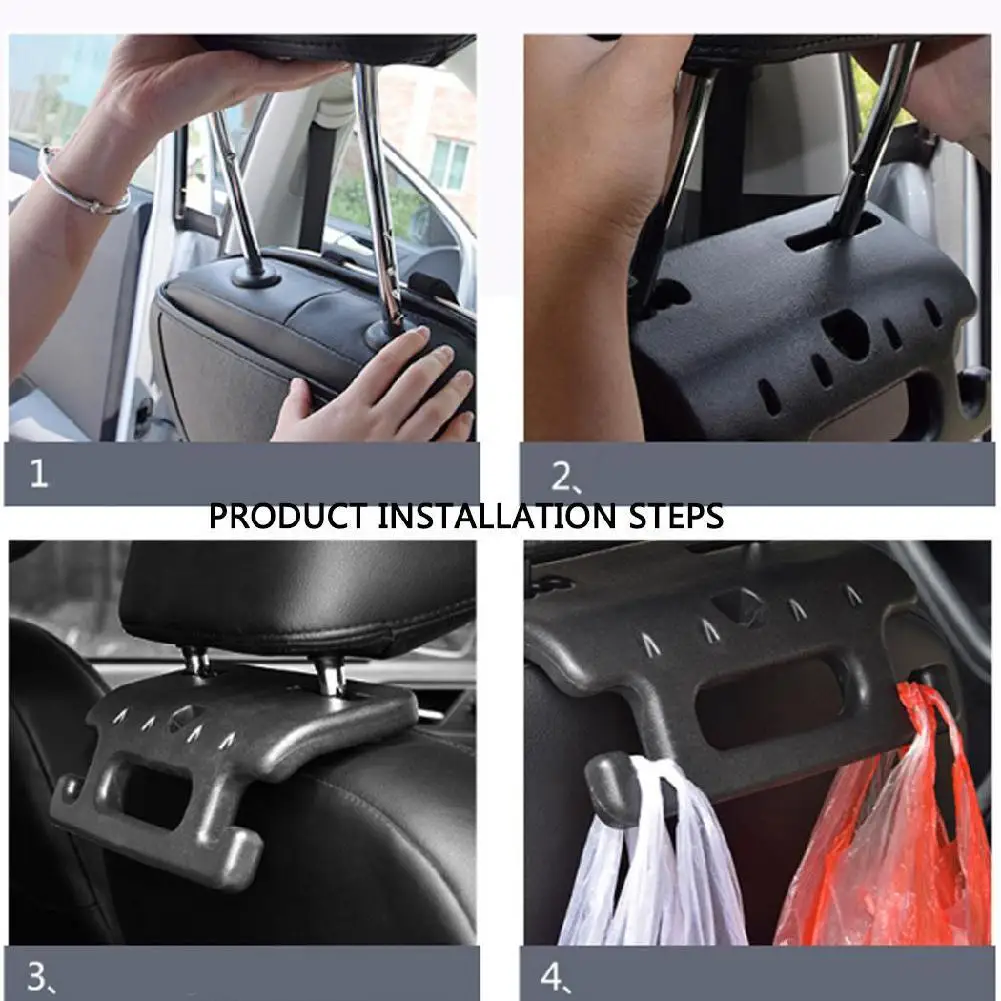 Yfashion безопасное вождение автомобиля складной крючок для заднего сиденья