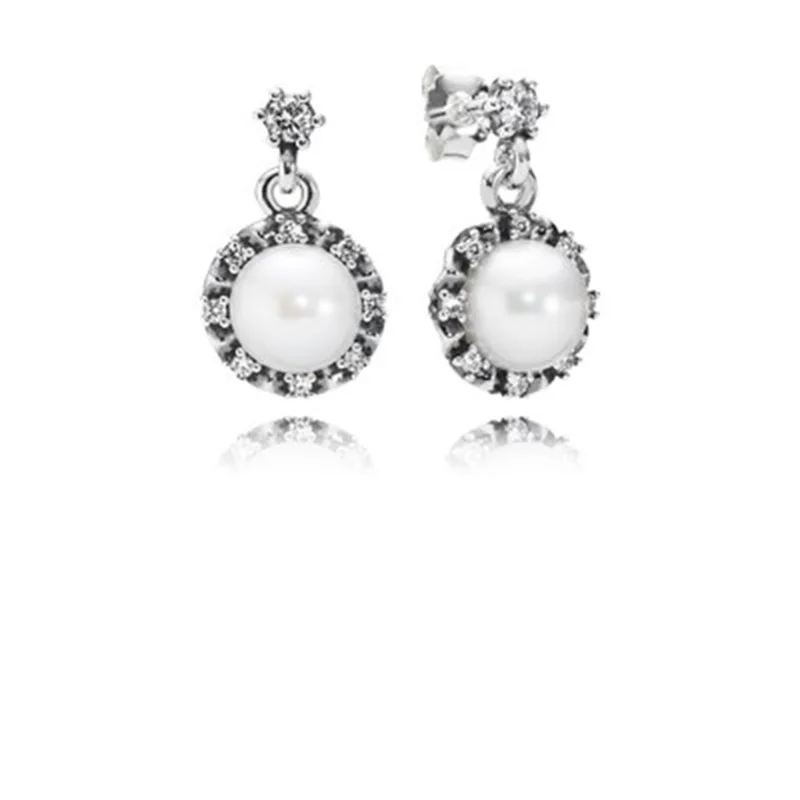 

Женские серьги из серебра 925 пробы, с жемчугом